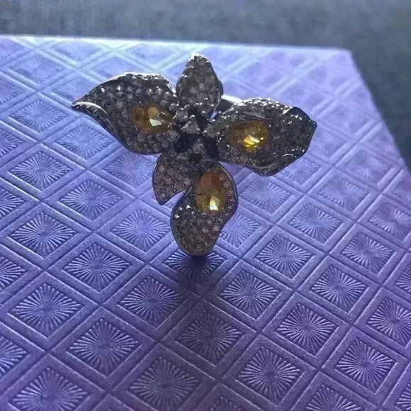 Custom Made Unique Luxury Prom Ring - Picture 5 of 8